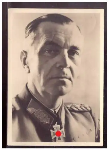 [Propagandapostkarte] Dt.- Reich (022436) Propagandakarte General Feldmarschall Paulus, gelaufen mit Feldpost. 