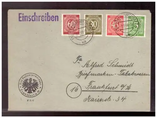 All. Bes. Gem.-Ausg.  Rundstempel (Datum und/oder Ort klar)