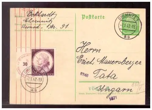 Deutsches Reich  Rundstempel (Datum und/oder Ort klar)