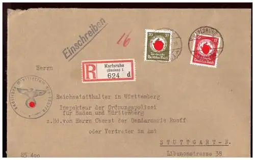 Deutsches Reich  Rundstempel (Datum und/oder Ort klar)