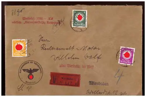 Deutsches Reich  Rundstempel (Datum und/oder Ort klar)