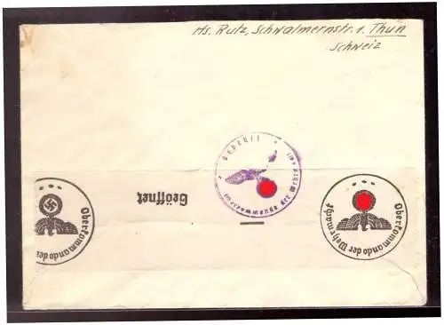 Schweiz  Rundstempel (Datum und/oder Ort klar)