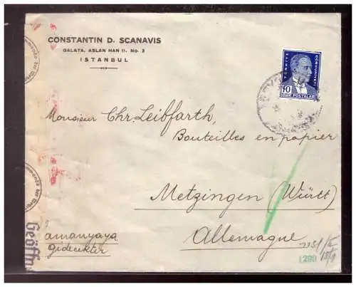 Türkei  Rundstempel (Datum und/oder Ort klar)