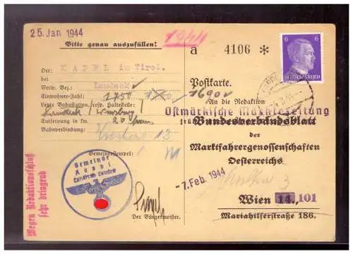 Deutsches Reich  Rundstempel (Datum und/oder Ort klar)