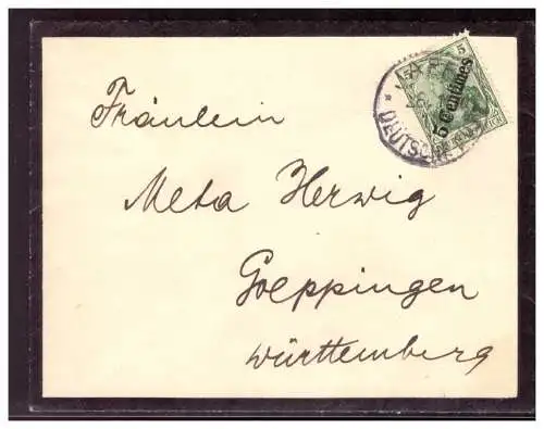 Deutsches Reich  Rundstempel (Datum und/oder Ort klar)