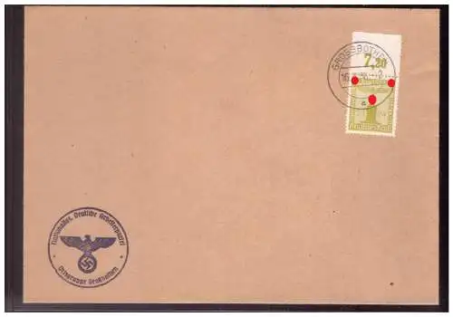 Deutsches Reich  Rundstempel (Datum und/oder Ort klar)