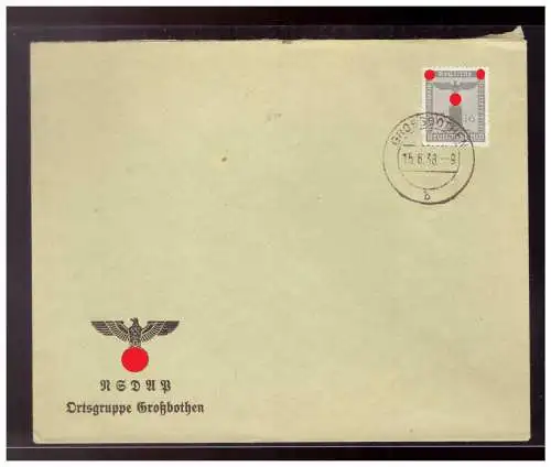 Deutsches Reich  Rundstempel (Datum und/oder Ort klar)