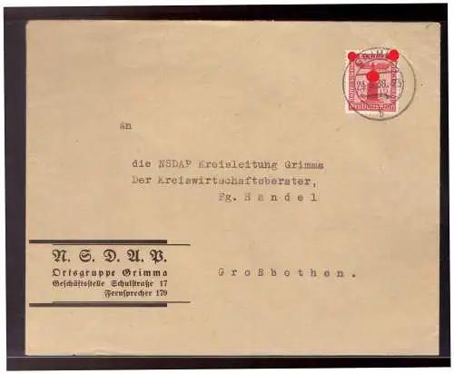 Deutsches Reich  Rundstempel (Datum und/oder Ort klar)