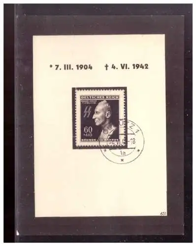 Deutsches Reich  Rundstempel (Datum und/oder Ort klar)