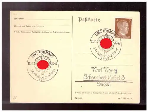 Deutsches Reich  Rundstempel (Datum und/oder Ort klar)