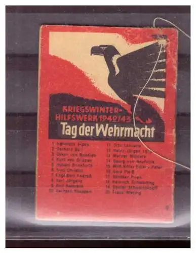 Dt- Reich (022688) Propaganda Heftchen Helden der Wehrmacht, Ritterkreuzträger Rolf Kaldrack