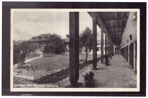 [Propagandapostkarte] Dt-Reich (022696) Propagandapostkarte Schulungslager der DRP,Südflügel und Mittelbau, gel.mit Lagerstempel 1938. 