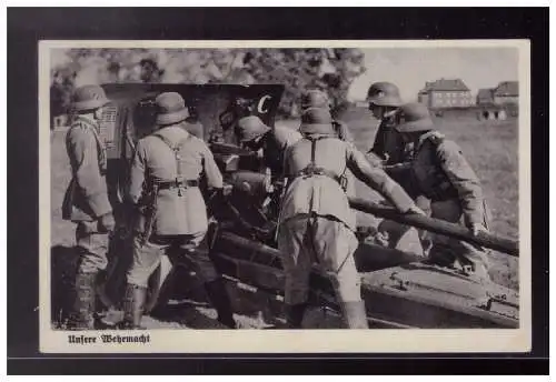 [Propagandapostkarte] Dt- Reich (022703) Propaganda Postkarte Unsere Wehrmacht, gelaufen Erlangen 28.10.1940. 