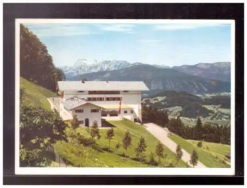 [Propagandapostkarte] Dt- Reich (022750) Propagandakarte Berghof Wachenfeld, Landhaus des Führers, ungebraucht. 