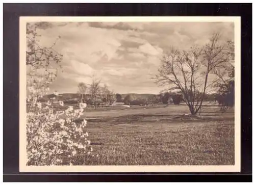 [Echtfotokarte schwarz/weiß] Dt- Reich (022764) Postkarte Reichsgartenschau Stuttgart 1939, Bei den Wochenendgärten, ungebraucht. 
