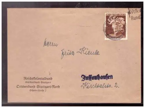 Deutsches Reich  Rundstempel (Datum und/oder Ort klar)