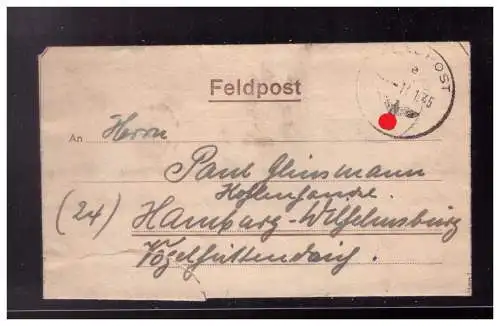 Deutsches Reich  Rundstempel (Datum und/oder Ort klar)