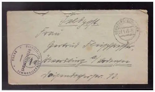 Deutsches Reich  Rundstempel (Datum und/oder Ort klar)