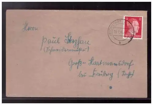 Deutsches Reich  Rundstempel (Datum und/oder Ort klar)