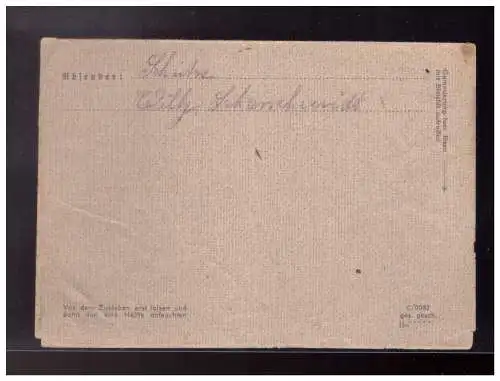 Deutsches Reich  Rundstempel (Datum und/oder Ort klar)