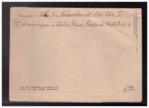 Deutsches Reich  Rundstempel (Datum und/oder Ort klar)