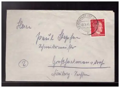 Deutsches Reich  Rundstempel (Datum und/oder Ort klar)