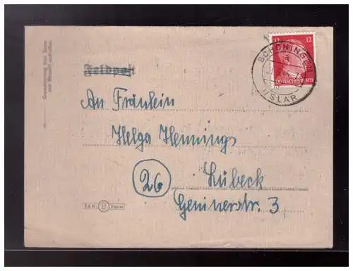 Deutsches Reich  Rundstempel (Datum und/oder Ort klar)