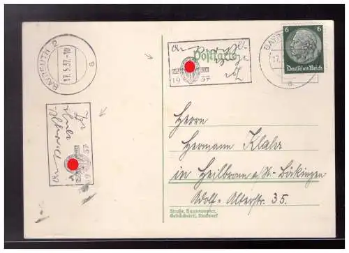 Deutsches Reich  Rundstempel (Datum und/oder Ort klar)