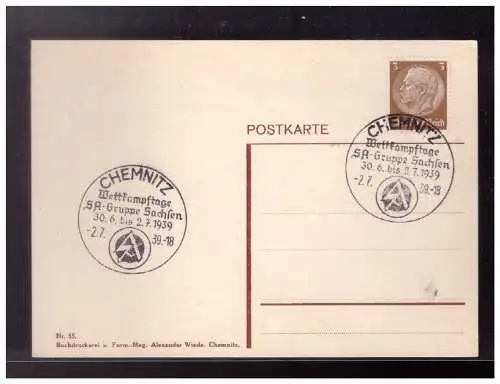 Deutsches Reich  Rundstempel (Datum und/oder Ort klar)