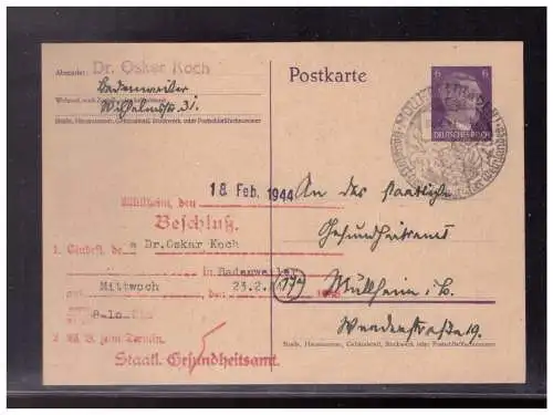 Deutsches Reich  Rundstempel (Datum und/oder Ort klar)