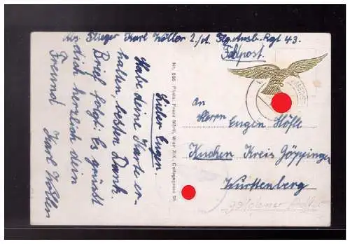 Deutsches Reich  Rundstempel (Datum und/oder Ort klar)