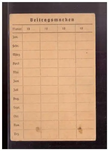Dt- Reich (022919) Dienstausweis der Hitler- Jugend ausgestellt am 20.4.1935 Obergau Köln- Aachen (11) ohne Beitragsmark