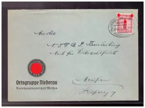 Deutsches Reich  Rundstempel (Datum und/oder Ort klar)