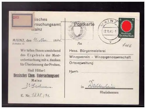 Deutsches Reich  Rundstempel (Datum und/oder Ort klar)