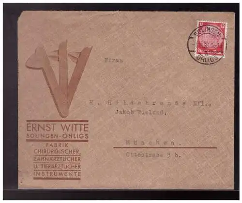 [Propagandapostkarte] Dt- Reich (023075) Propaganda Vorgedruckter BriefErnst Witte Solingen, RS Vignette Wie lange noch ohne Kolonien, gelaufe. 