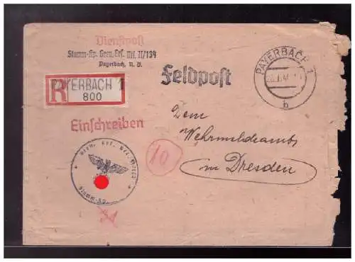 Deutsches Reich  Rundstempel (Datum und/oder Ort klar)