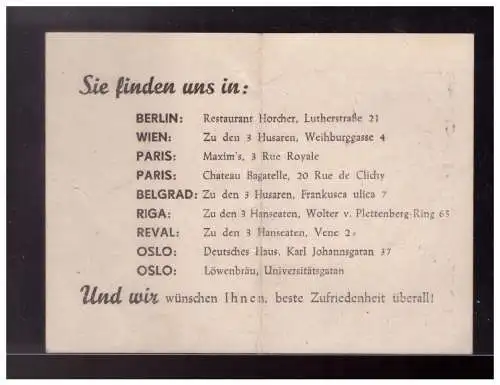 [Propagandapostkarte] Dt- Reich (023089) Werbekarte Orientierungskarte Ostfrontverlauf im Herbst 1942, RS Werbung Niederlassungen. 