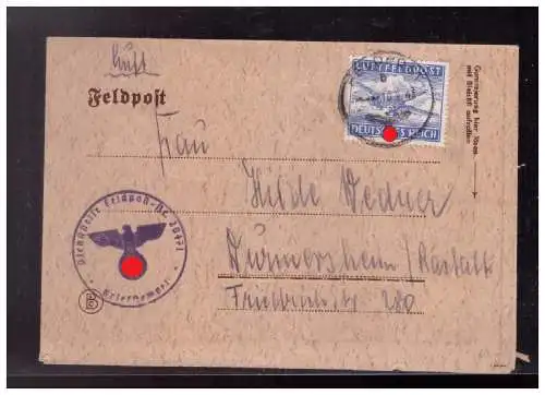 Deutsches Reich  Rundstempel (Datum und/oder Ort klar)