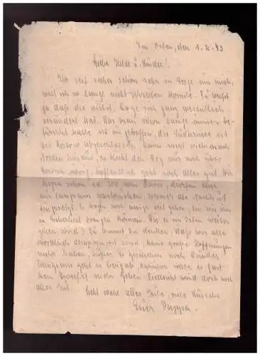 Deutsches Reich  Rundstempel (Datum und/oder Ort klar)