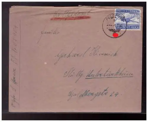 Deutsches Reich  Rundstempel (Datum und/oder Ort klar)