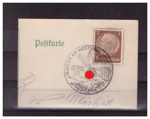 Deutsches Reich  Rundstempel (Datum und/oder Ort klar)