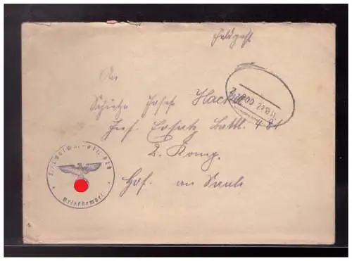 Deutsches Reich  Rundstempel (Datum und/oder Ort klar)