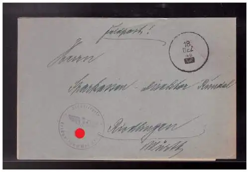 Deutsches Reich  Rundstempel (Datum und/oder Ort klar)