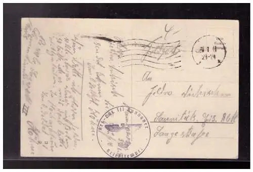 Deutsches Reich  Rundstempel (Datum und/oder Ort klar)