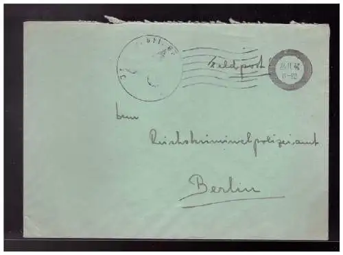 Deutsches Reich  Rundstempel (Datum und/oder Ort klar)