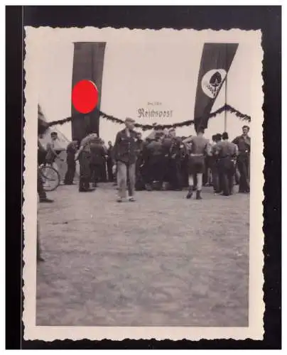 Dt- Reich (023187) Propagandafoto Deutsche Reichspost provisorischen Reichspoststellen um 1940		