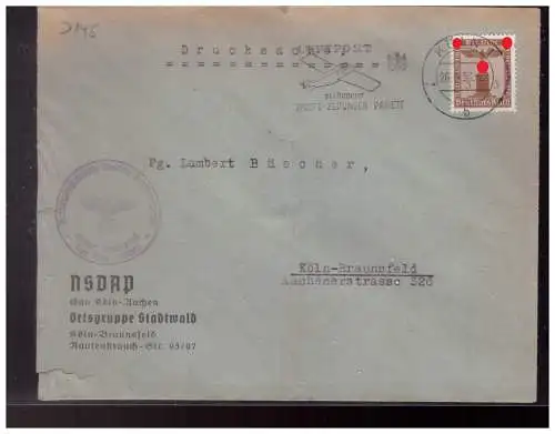 Deutsches Reich  Rundstempel (Datum und/oder Ort klar)