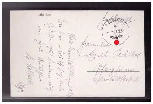 [Propagandapostkarte] Dt- Reich (023232) Propaganda AK Humor Unser Heer, Aufstehen, gelaufen 1939. 