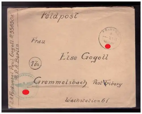 Deutsches Reich  Rundstempel (Datum und/oder Ort klar)