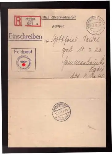 Deutsches Reich  Rundstempel (Datum und/oder Ort klar)